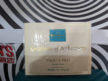 Load image into Gallery viewer, Walt Disney Classics Collection Duck! A Fire! Donald Duck Statue