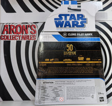 Load image into Gallery viewer, Star Wars 50th Anniversary Clone Wars Series Clone Pilot Hawk Action Figure