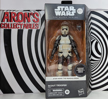 Load image into Gallery viewer, Star Wars Black Series Mandalorian Scout Trooper Carbonized Graphite Action Figure