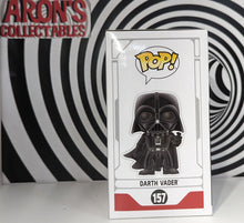 Load image into Gallery viewer, Pop Vinyl Star Wars #157 Darth Vader Red Chrome Vinyl Bobble-Head Figure