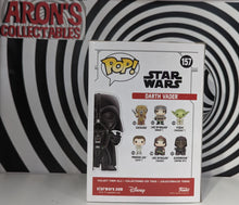 Load image into Gallery viewer, Pop Vinyl Star Wars #157 Darth Vader Red Chrome Vinyl Bobble-Head Figure
