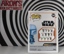 Load image into Gallery viewer, Pop Vinyl Star Wars #345 The Mandalorian Glow-in-the-Dark Special Edition Vinyl Bobble-Head Figure