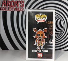 Load image into Gallery viewer, Pop Vinyl Games Five Nights At Freddy's #109 Foxy the Pirate Glow-in-the-Dark Vinyl Figure