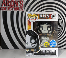 Load image into Gallery viewer, Pop Vinyl Rocks Kiss #124 The Catman Glow-in-the-Dark Funko Exclusive Vinyl Figure