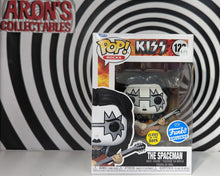 Load image into Gallery viewer, Pop Vinyl Rocks Kiss #123 The Spaceman Glow-in-the-Dark Funko Exclusive Vinyl Figure