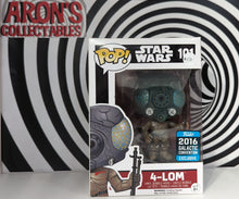 Load image into Gallery viewer, Pop Vinyl Star Wars #101 4-LOM GCE 2016 Vinyl Bobble-Head Figure