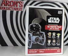 Load image into Gallery viewer, Pop Vinyl Star Wars #221 TIE Fighter Pilot with TIE Fighter 40th Anniversary Vinyl Bobble-Head Figure