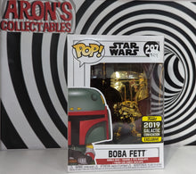 Load image into Gallery viewer, Pop Vinyl Star Wars #297 Boba Fett GCE 2019 Vinyl Bobble-Head Figure