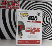 Load image into Gallery viewer, Pop Vinyl Star Wars #297 Boba Fett GCE 2019 Vinyl Bobble-Head Figure