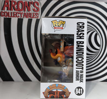 Load image into Gallery viewer, Pop Vinyl Games Crash Bandicoot 4 #841 Crash Bandicoot in Mask Armor SCE 2021 Limited Edition Vinyl Figure