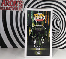 Load image into Gallery viewer, Pop Vinyl Movies The Matrix #1172 Neo Glow-in-the-Dark Special Edition Vinyl Figure