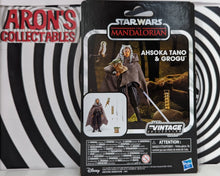Load image into Gallery viewer, Star Wars The Vintage Collection The Mandalorian Ahsoka Tano and Grogu Action Figure Set