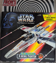 Load image into Gallery viewer, Star Wars Power of the Force Electronic X-Wing Starfighter Vehicle