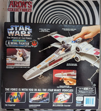 Load image into Gallery viewer, Star Wars Power of the Force Electronic X-Wing Starfighter Vehicle