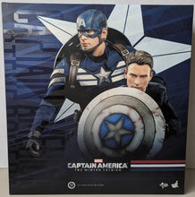 Load image into Gallery viewer, Hot Toys MMS243 Marvel Captain America The Winter Soldier Captain America &amp; Steve Rogers 1/6th Scale Action Figure Pack
