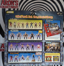 Load image into Gallery viewer, WWF Wrestlemania XV 2 Tuff 3 The Rock & Owen Hart Action Figure Set