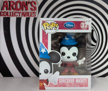 Load image into Gallery viewer, Funko Pop Vinyl Disney Store Sorcerer Mickey #37 Vinyl Figure