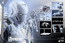 Load image into Gallery viewer, Hot Toys MMS329 Marvel Avengers Iron Man Mark VII Sub-Zero Version Sideshow Exclusive 1/6th Scale Action Figure
