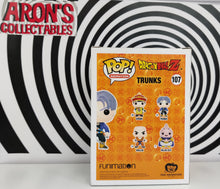 Load image into Gallery viewer, Funko Pop Vinyl Animation Dragon Ball Z Trunks #107 Vinyl Figure
