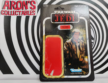 Load image into Gallery viewer, Star Wars Vintage 1983 Return of the Jedi Han Solo Trench Coat 77 Back Unpunched Card
