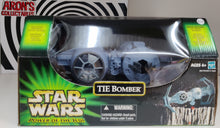 Load image into Gallery viewer, Star Wars Power of the Jedi TIE Bomber Vehicle with Imperial Pilot