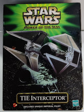 Load image into Gallery viewer, Star Wars Power of the Jedi TIE Interceptor Vehicle