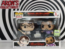 Load image into Gallery viewer, Pop Vinyl Movies Office Space Michael Bolton & Samir SCE2019 Vinyl Figure