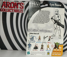 Load image into Gallery viewer, Star Wars 2003 Cartoon Network Clone Wars Clone Trooper Blue Action Figure