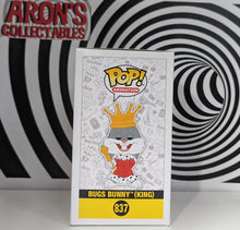 Load image into Gallery viewer, Funko Pop Vinyl Animation Series Looney Tunes Bugs Bunny (King) #837 Special Edition Vinyl Figure