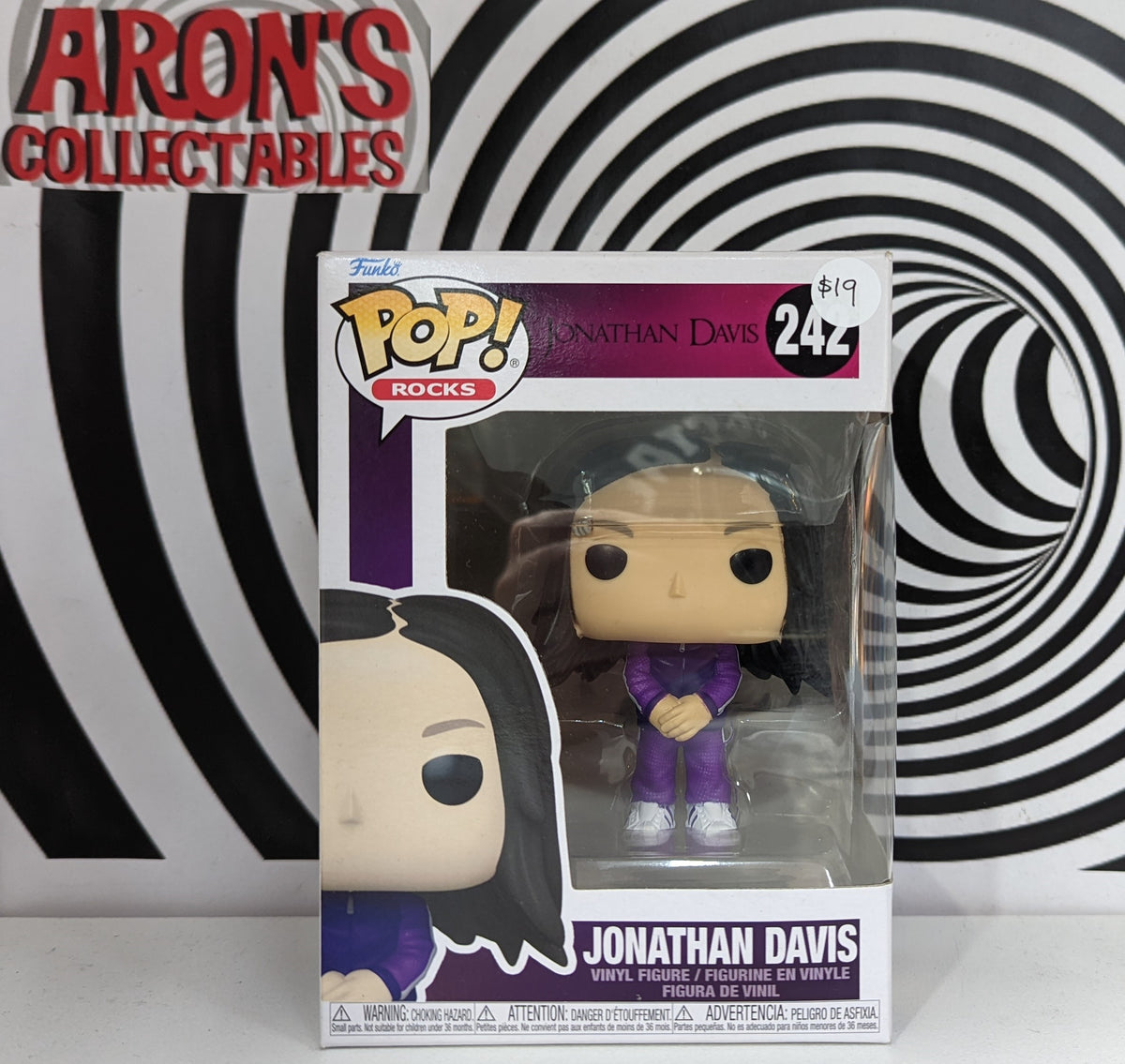 Funko Pop Vinyl Rocks Series Jonathan Davis Jonathan Davis #242 Vinyl