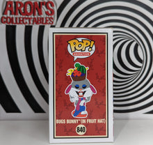 Load image into Gallery viewer, Funko Pop Vinyl Animation Series Bugs Bunny in Fruit Hat #840 Vinyl Figure