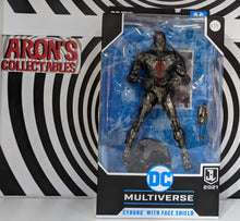 Load image into Gallery viewer, DC Multiverse Justice League 2021 Cyborg with Face Shield Action Figure