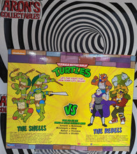 Load image into Gallery viewer, Nickelodeon Classic Collection Teenage Mutant Ninja Turtles Raphael Vs Triceraton Action Figure 2 Pack