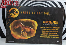 Load image into Gallery viewer, Jurassic Park Amber Collection Jurassic Park Lost World Velociraptor Action Figure