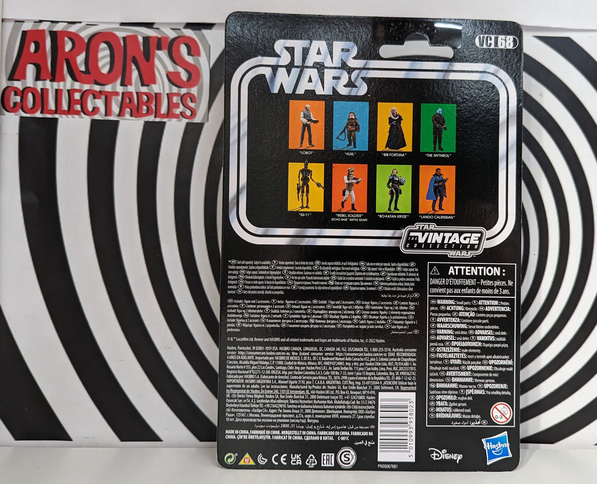 STAR WARS VINTAGE Cardback Trilogo Rebel Soldier Meccano EUR 20,00