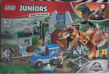 Load image into Gallery viewer, Lego Juniors Jurassic World 10758 Jurassic World Park Gate Set
