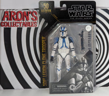 Load image into Gallery viewer, Star Wars 50th Anniversary Archive Black Series 501st Legion Clone Trooper Action Figure
