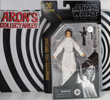Load image into Gallery viewer, Star Wars 50th Anniversary Archive Black Series Princess Leia Action Figure
