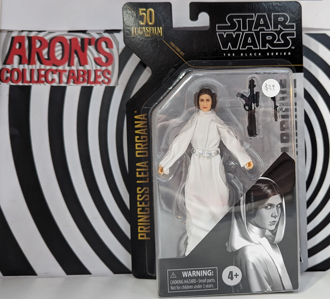 Star Wars 50th Anniversary Archive Black Series Princess Leia Action Figure
