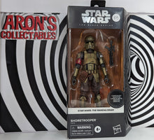 Load image into Gallery viewer, Star Wars Black Series Mandalorian Shoretrooper Carbonized Graphite Action Figure
