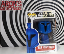Load image into Gallery viewer, Pop Vinyl Star Wars #98 Blue Senate Guard Vinyl Bobble-Head Figure
