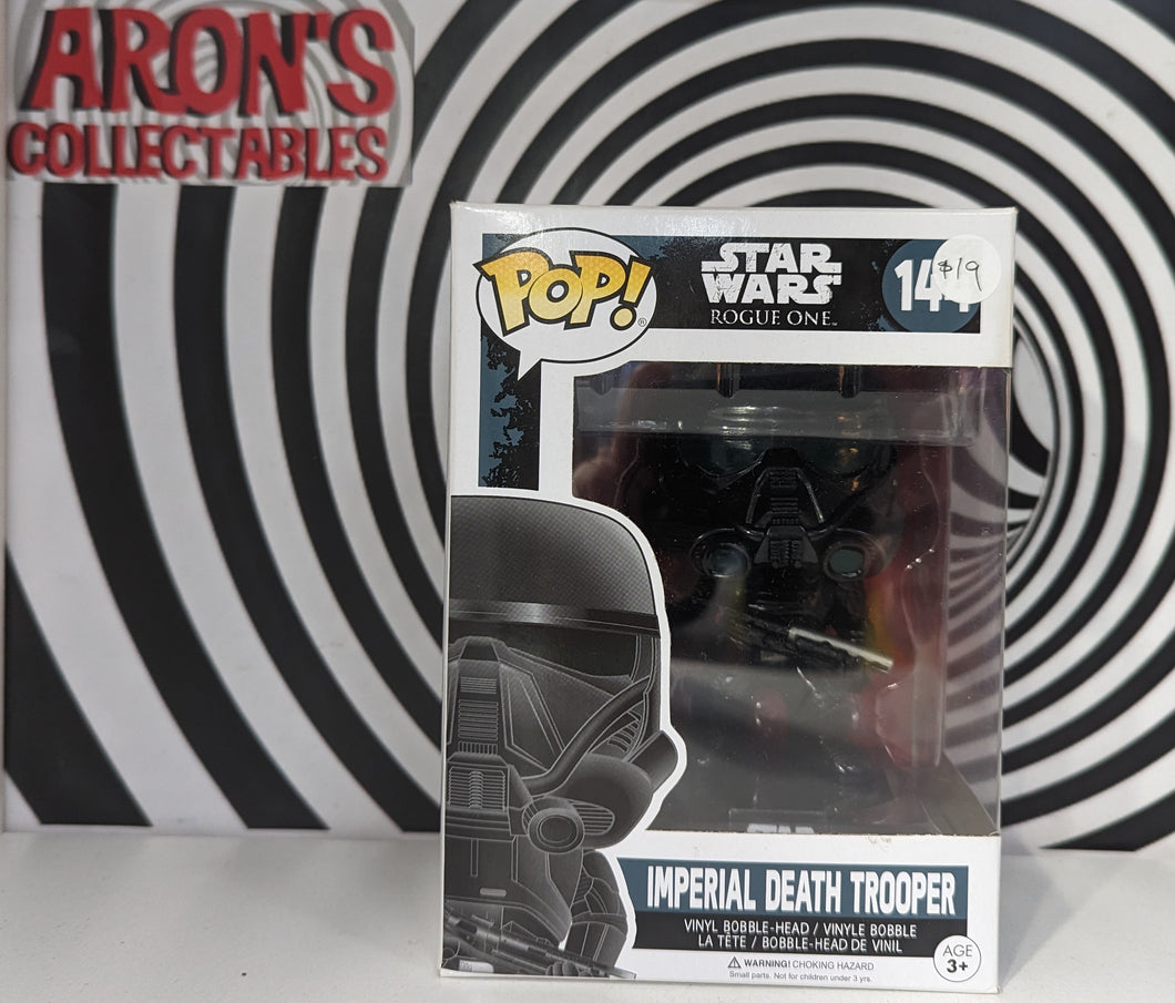 Pop Vinyl Star Wars Rogue One #144 Imperial Death Trooper Vinyl Bobble-Head Figure