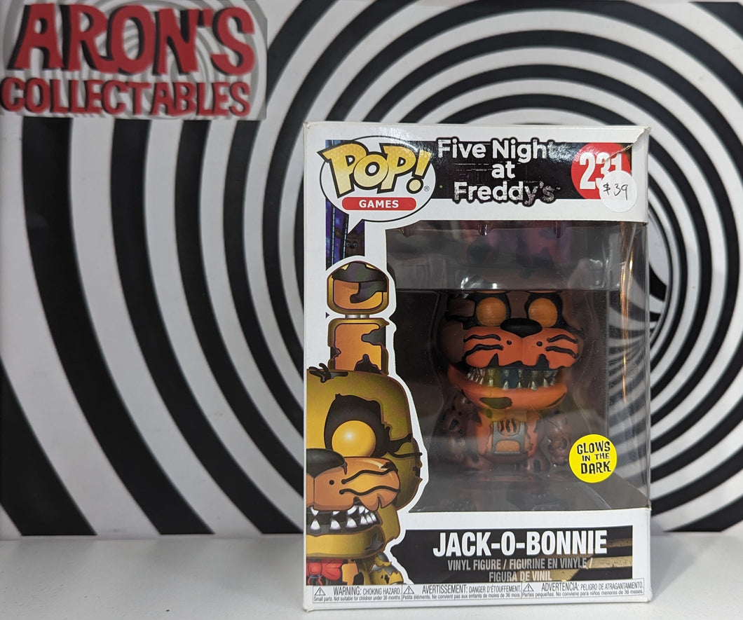Pop Vinyl Games Five Nights at Freddy's #231 Jack-o-Bonnie Glow-in-the-Dark Vinyl Figure