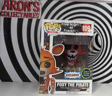 Load image into Gallery viewer, Pop Vinyl Games Five Nights At Freddy&#39;s #109 Foxy the Pirate Glow-in-the-Dark Vinyl Figure
