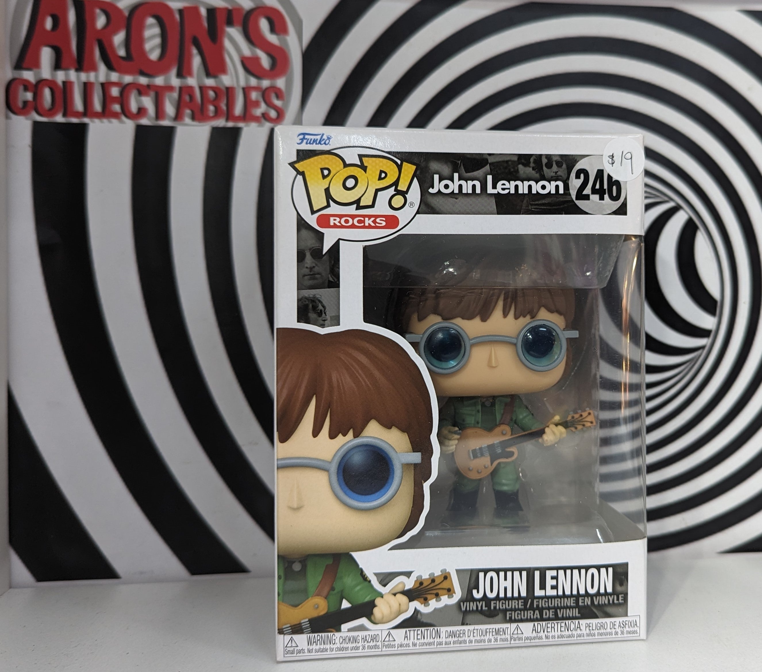 Pop Vinyl Rocks John Lennon #246 John Lennon Vinyl Figure – Arons