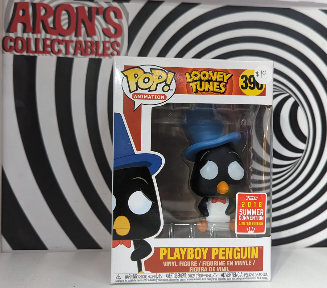 Pop Vinyl Animation Looney Tunes #396 Playboy Penguin SCE 2018 Vinyl Figure