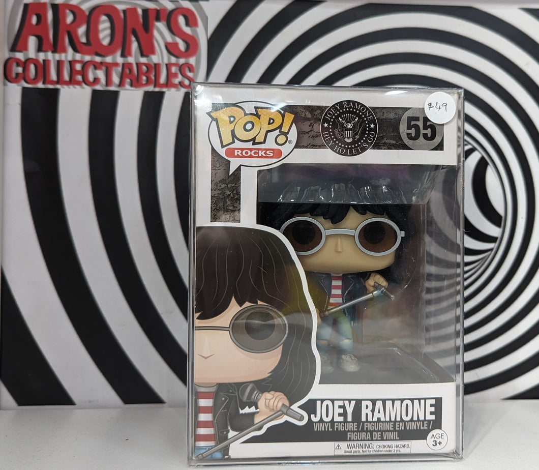 Pop Vinyl Rocks Joey Ramone Hey Ho Lets Go #55 Joey Ramone Vinyl Figure