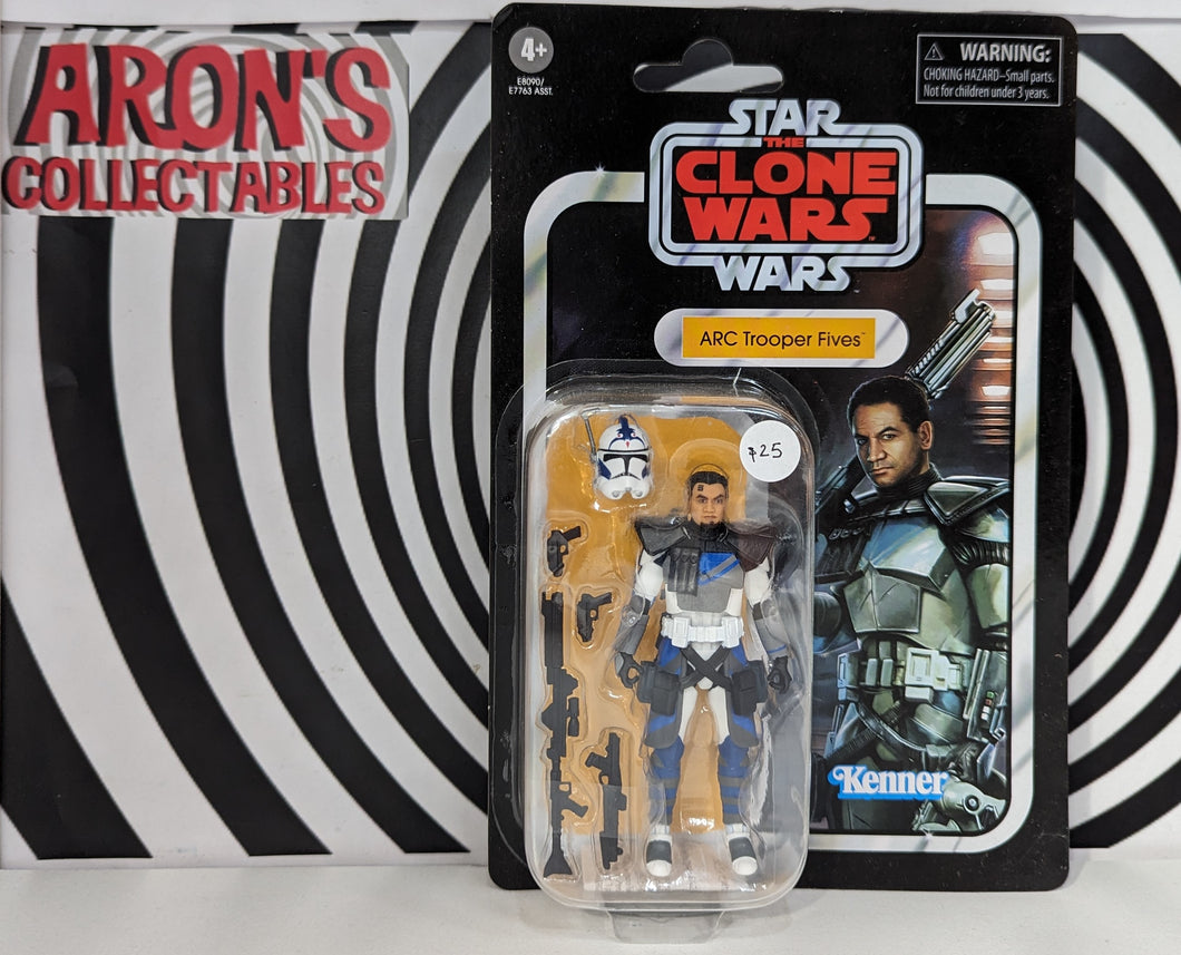 Star Wars The Vintage Collection VC172 Clone Wars ARC Trooper Fives Action Figure