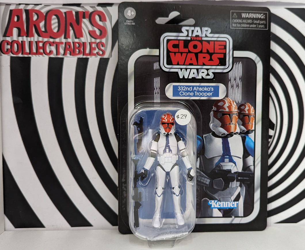 Star Wars The Vintage Collection VC248 Clone Wars 332nd Ahsokas Clone Trooper Action Figure