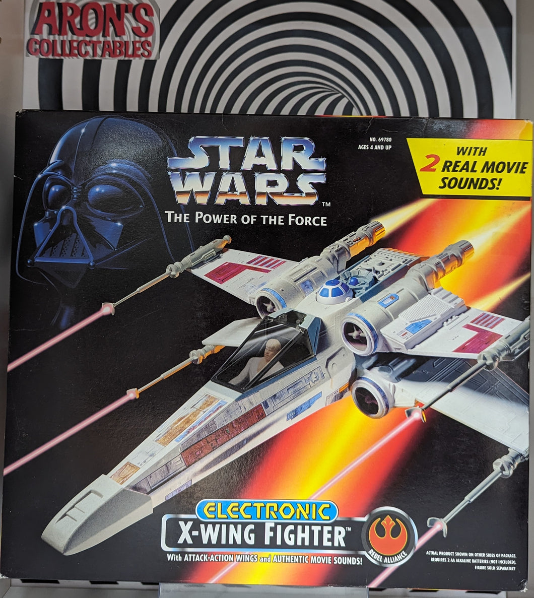 Star Wars Power of the Force Electronic X-Wing Starfighter Vehicle